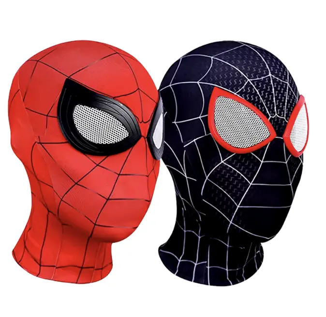 Spiderman Mask Superhero Miles Morales Peter Parker Spider Man Cosplay Masks Spider Helmet Halloween Costume Props for Adults