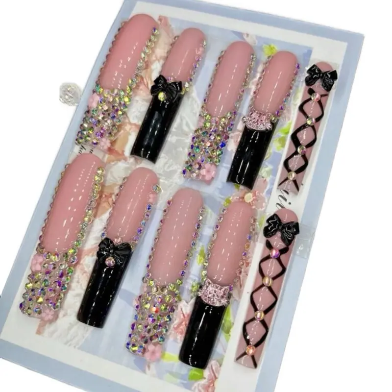 10pcs Charmy Extra Large Press On for Nail Art