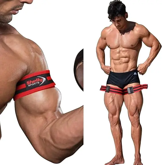 Shelly Blood Flow Restriction Bands Occlusion Bands Flexible for Arms and Legs Get Lean Muscles and Achieve Fast Growth Without Heavy Weights Bodybuilding Blood Resistance Bands