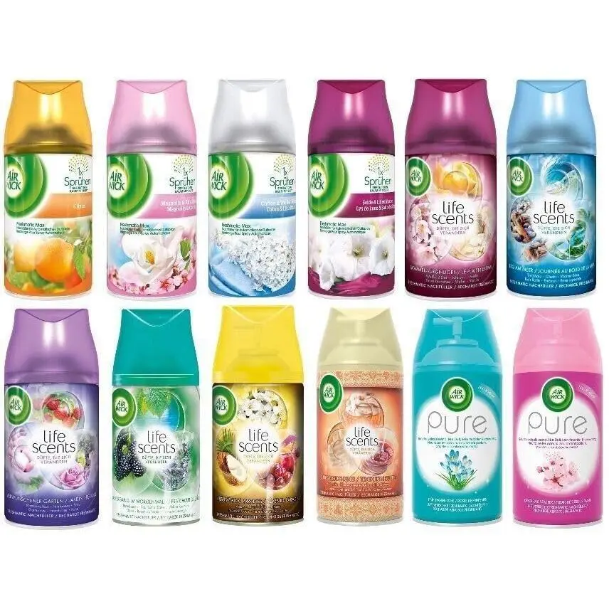 AirWick Freshmatic Max Automatic Spray Refill, Random Mix, 6-Pack, 250ml