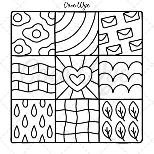 Comfy Patterns Coloring Book for Adults & Kids: Bold, Easy, and Large Designs Featuring Cozy Patterns and Mandalas for Relaxation 2