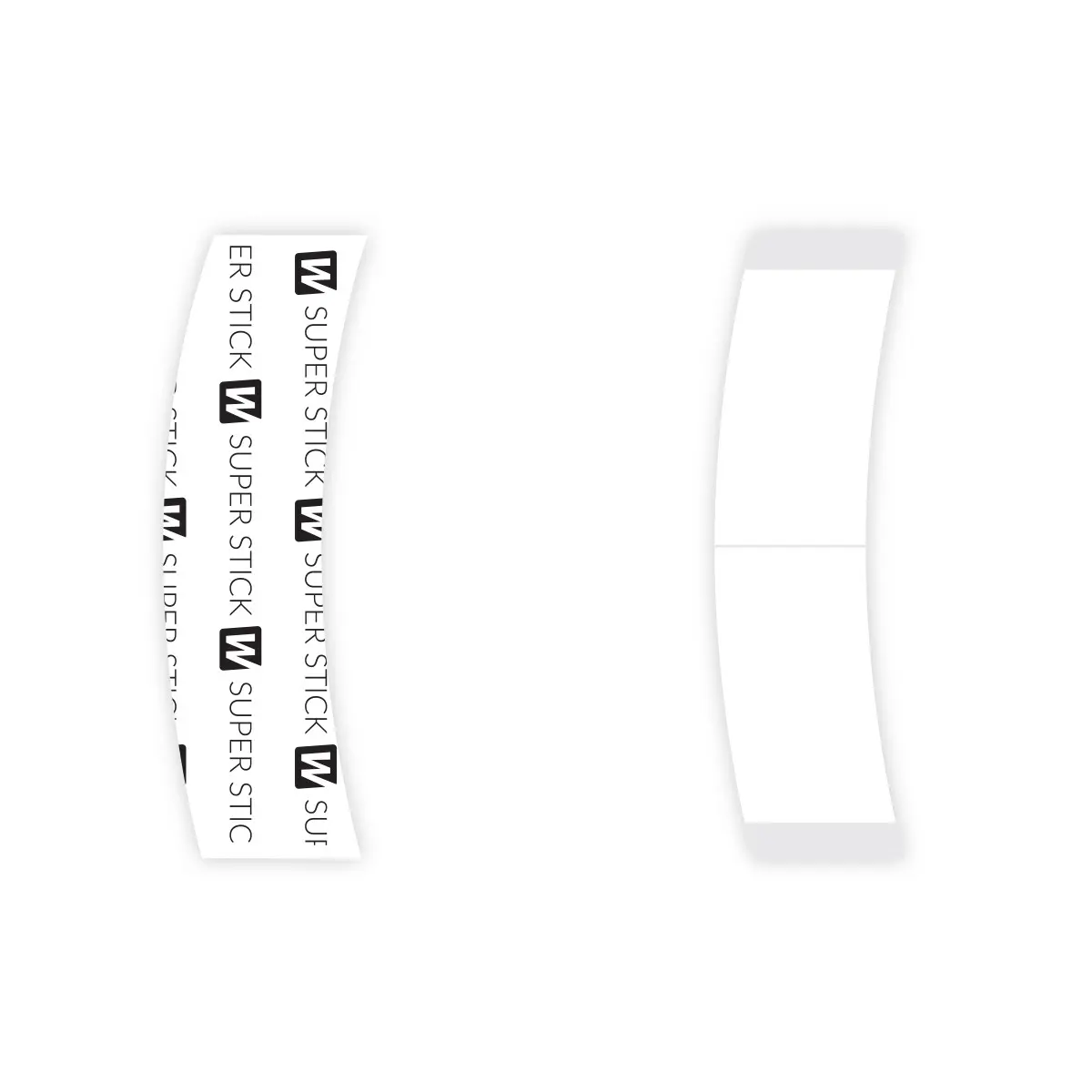 Walker Super Stick Double Sided Lace Wig & Toupee C Contour Tape Strips - (36Pcs/Bag)