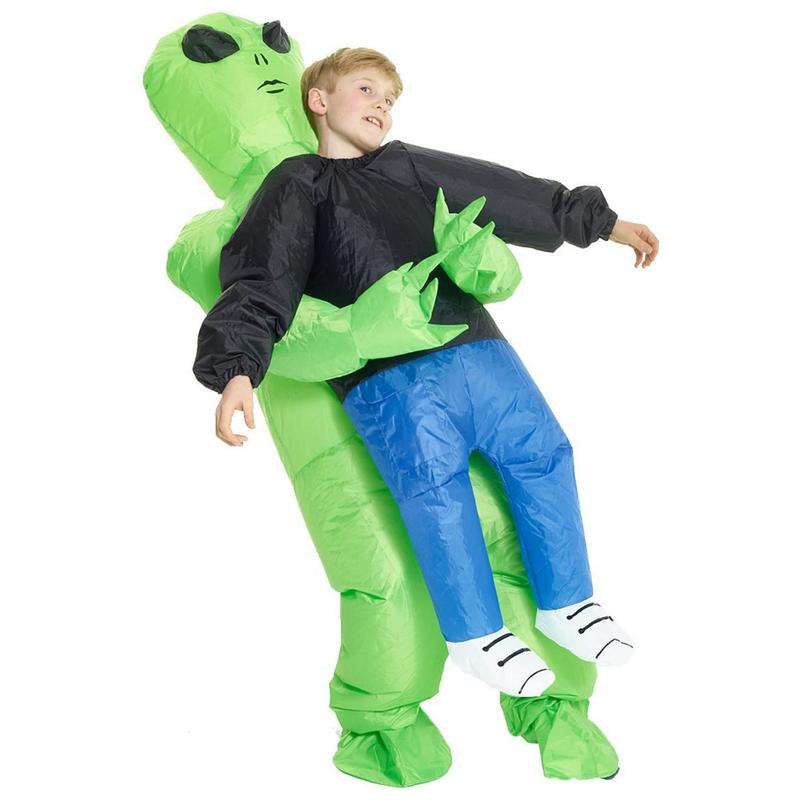 Morph Alien Costume for Kids, Inflatable Alien Costume, Abducted by Aliens Costume, Alien Blow Up Costume 2