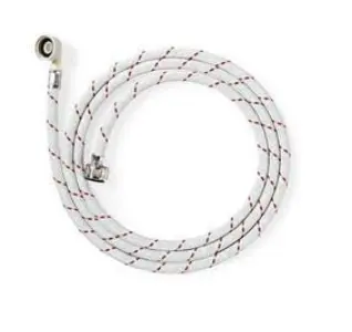 Universal Hot Water Fill Inlet Pipe Feed Hose - 3/4” Straight and 3/4” Thread Connection - 90 Degree Bend 0