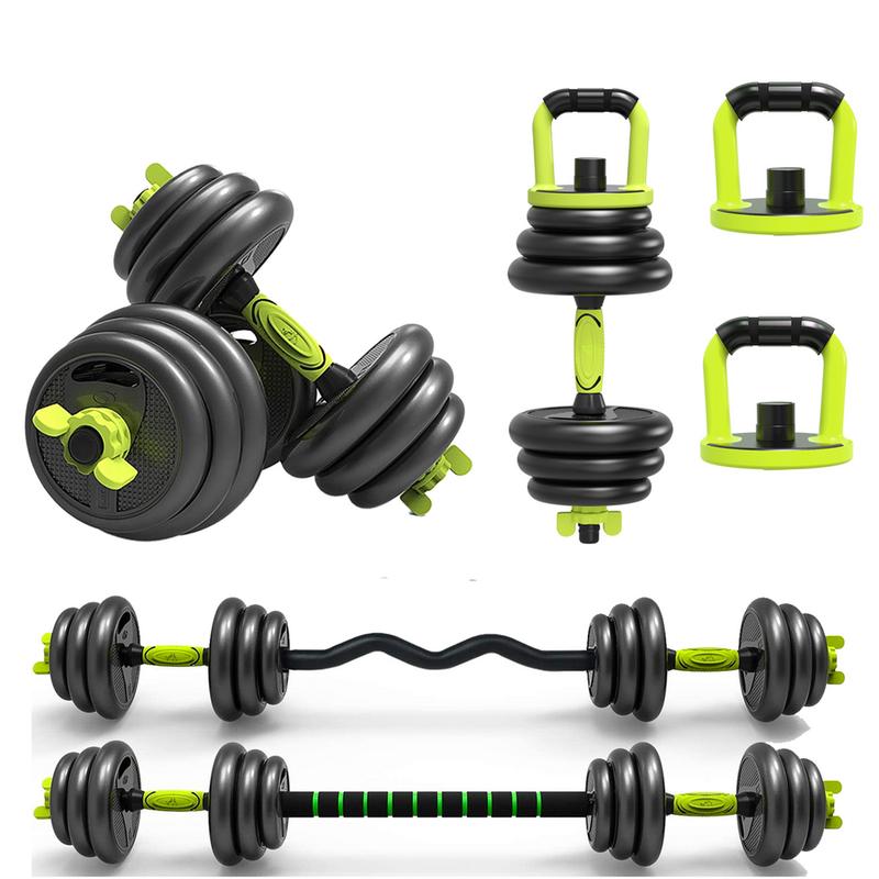 STRONGWAY Adjustable 6 in 1 Dumbbell Barbell Kettlebell Push Up Set - 20KG, 30KG and 40KG SETS with Adjustable Weight Bench 2