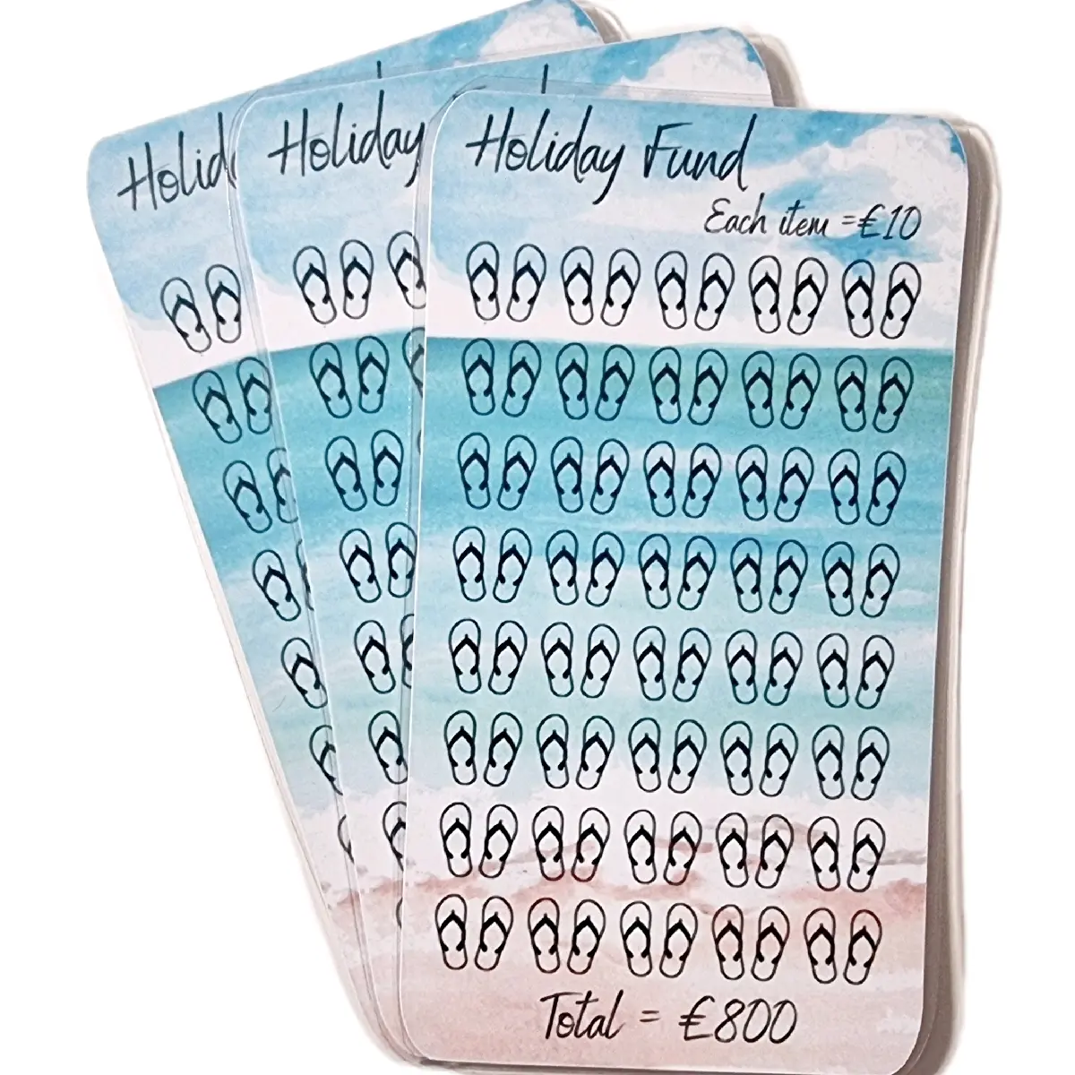 cash stuffing Holiday fund tracker savings challenge card
