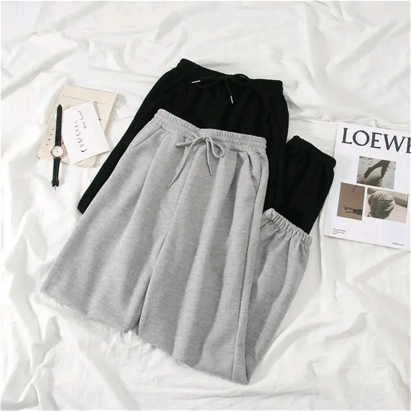 Women's Loose Sports Casual Pants for Spring, Autumn and Winter - Solid Colour Street Jogger Sweatpants - Trouser, Womenswear Clothing Comfortable Fashion Comfort Fit Bottom Oversized Soft 5