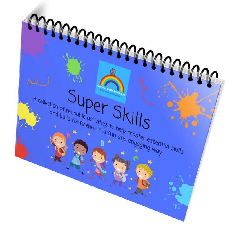 Super Skills Wipe Clean A4 Book For Children (Also suitable for teens & adults with SEND) 0