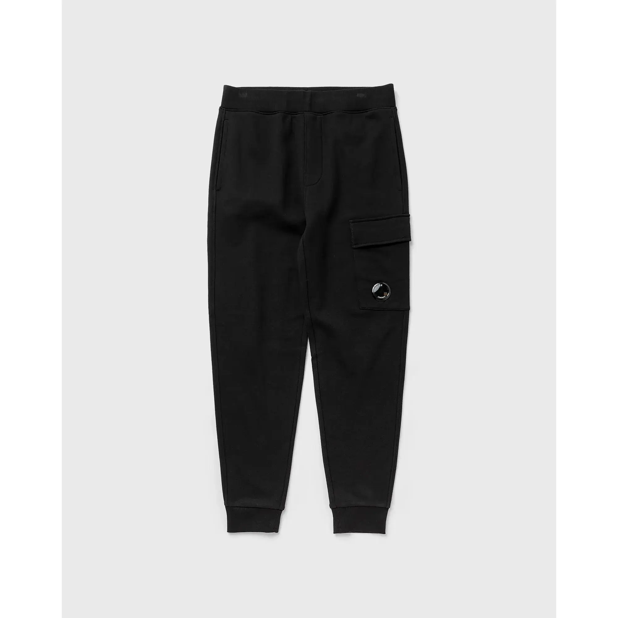 Cp Company Diagonal Raised Lens Joggers In Black