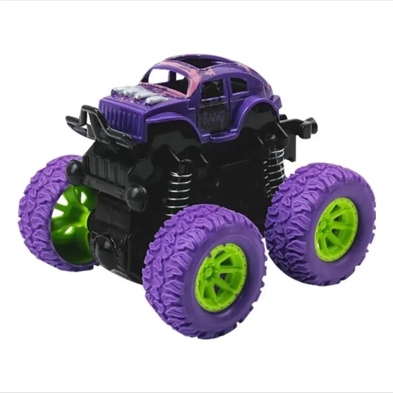 RC Stunt Car Toy for Kids - Monster Truck Toy, 1/2/4 Counts Off-road Toy Car, Rotating Stunt Vehicle 6