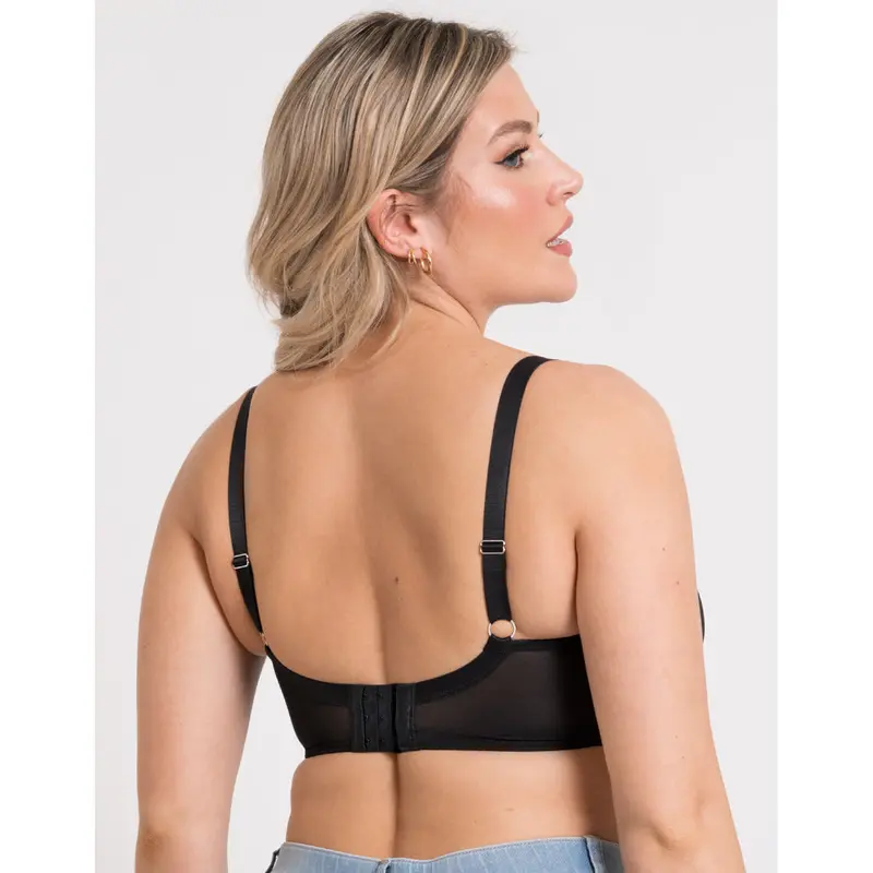 Curvy Kate Boost Me Up Padded Balcony Bra Black 5