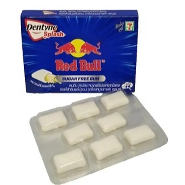 Red Bull Exotic Dentyne Splash Sugar Free Gum (Thailand)