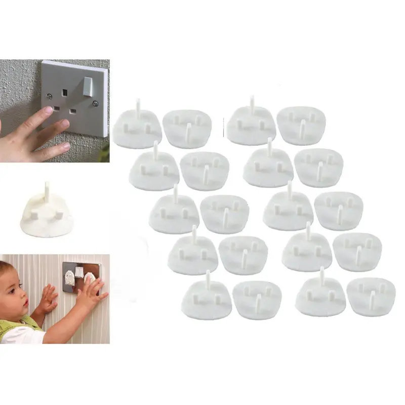 96 X Electrical Home Plug Mains Protector Socket Covers Child Baby Safety Guard New 0