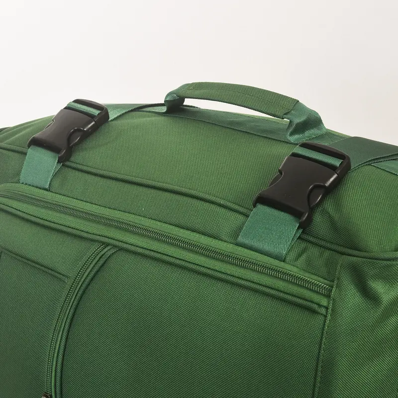 CHARKHAH Hand Carry Luggage Case Trolley on Wheels, 1.9 kg Lightweight, 37L Capacity, 47cm x 36cm x 20cm, Cabin Suitcase 5