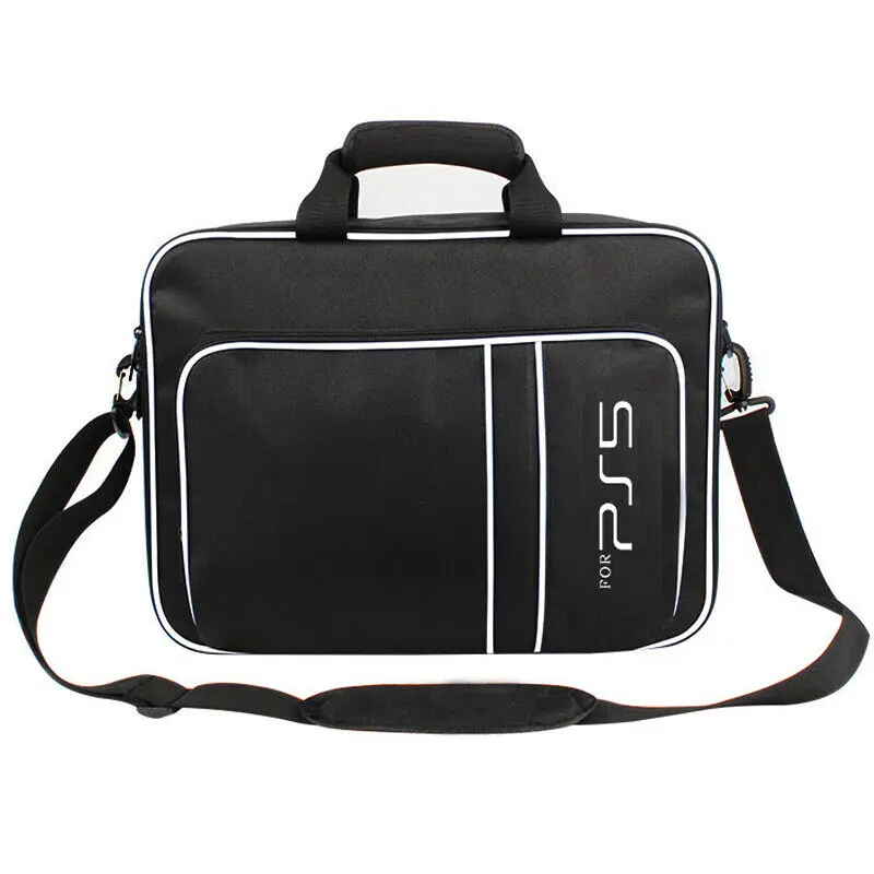 Black Carrying Case for Playstation 5 PS5 Console Storage Shoulder Bag Handbag