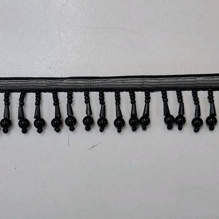 Pearl Beaded Lace 1 Meter - Perfect for Dresses and Home Decor 3