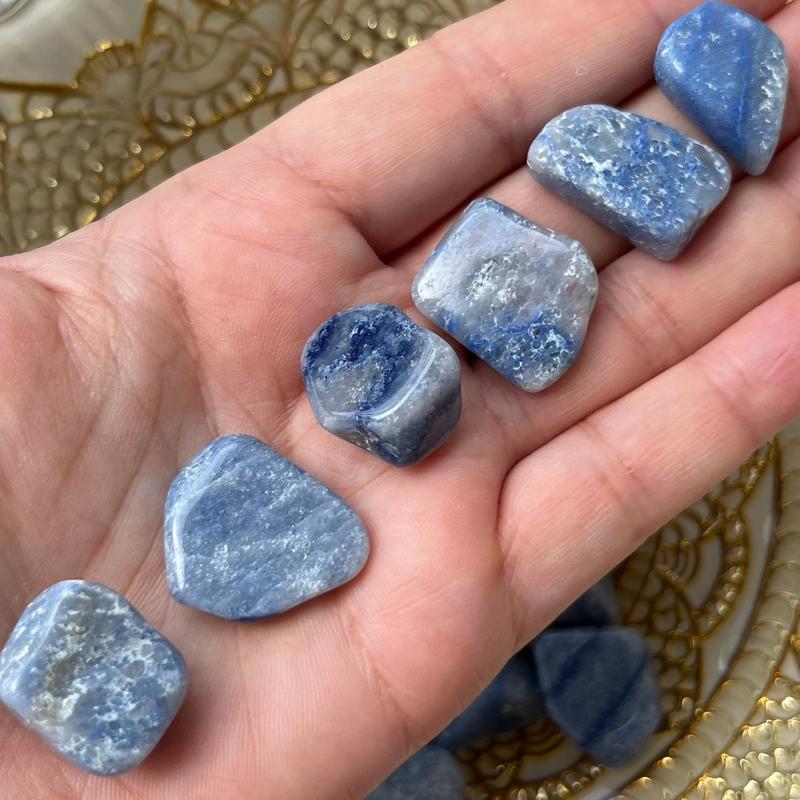 Blue Quartz Tumblestones - Harmony & Communication 2