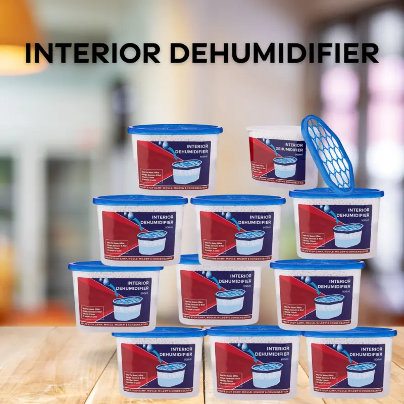 12 X Dehumidifier Interior Damp Trap Mould Moisture Mildew Remover Caravan Home Lightweight Room 1