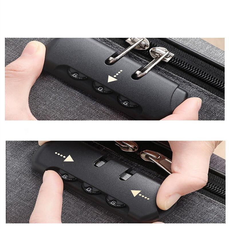 Document Bag with Lock,File Storage Organizer Safe Box for Passport Certificates 6