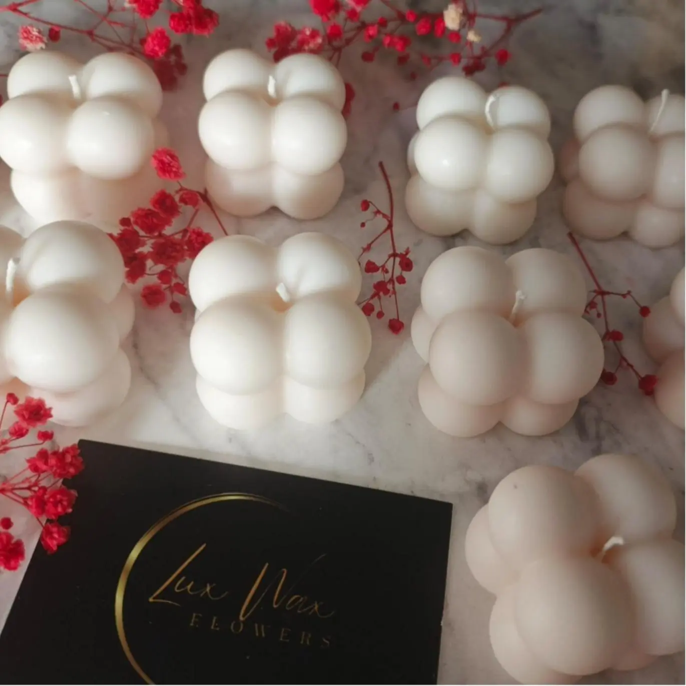 Bubble Candle - Scented Soy Premium Wax Candle Aroma Decor Gift