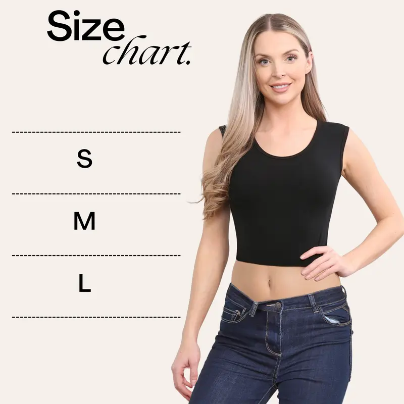 Adult Sleeveless Black Crop Top – Wide Strap Stretchy & Soft Ribbed Tank Top for Women – Trendy Fitted Basic Tee for Casual, Gym, Yoga & Layering 1