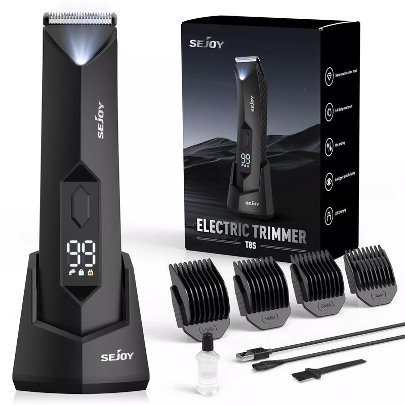 Manscaping Electric Pubic Hair Trimmer Groin Ball Body Shaver Waterproof 2