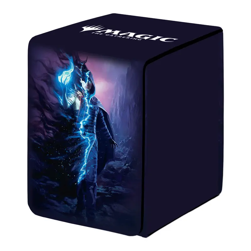 MTG Outlaws of Thunder Junction Printed Alcove Flip Deck Box featuring Jace, Reawakened 0