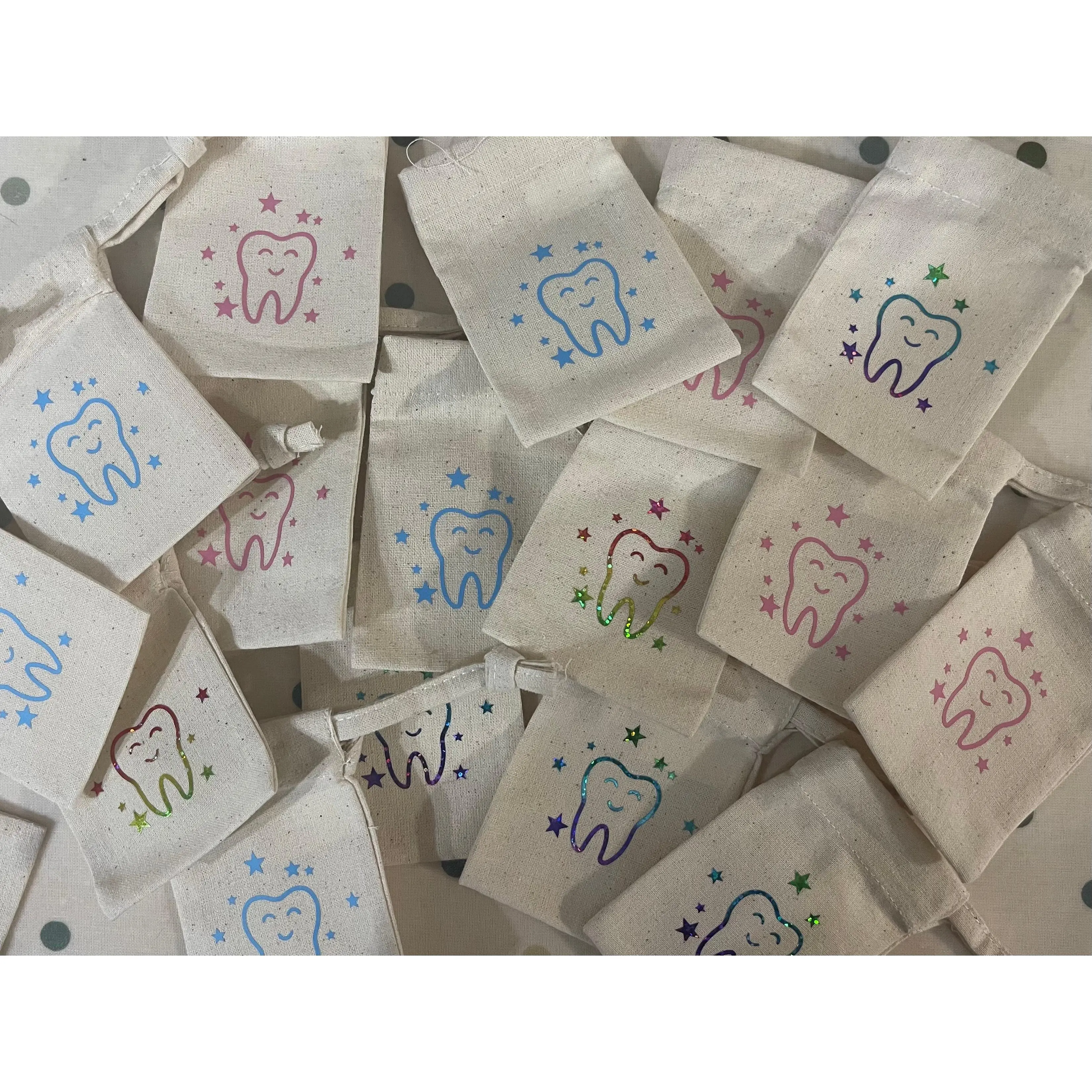 Tooth fairy bags for children. Unisex
