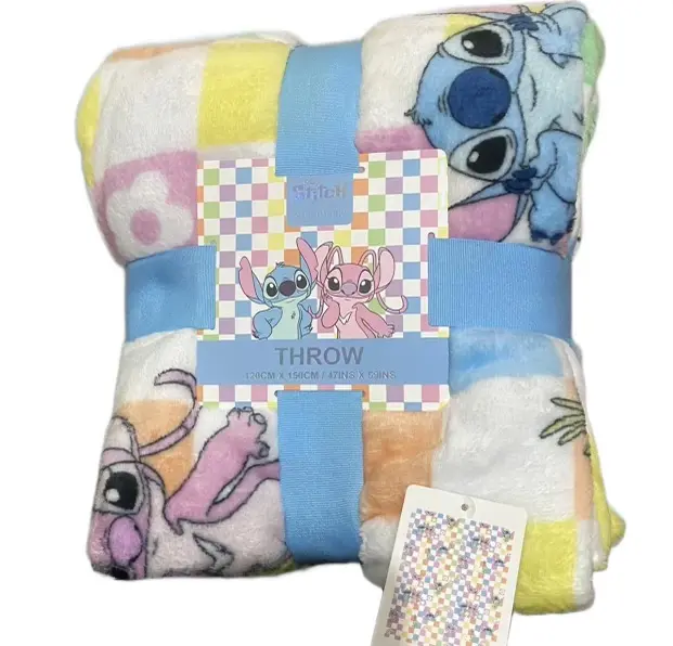 Cute Multicoloured Throw 120cm x 150cm 4