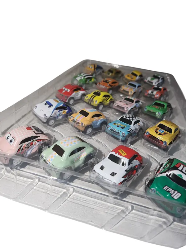 20 pcs pull back alloy model car set various shapes 3