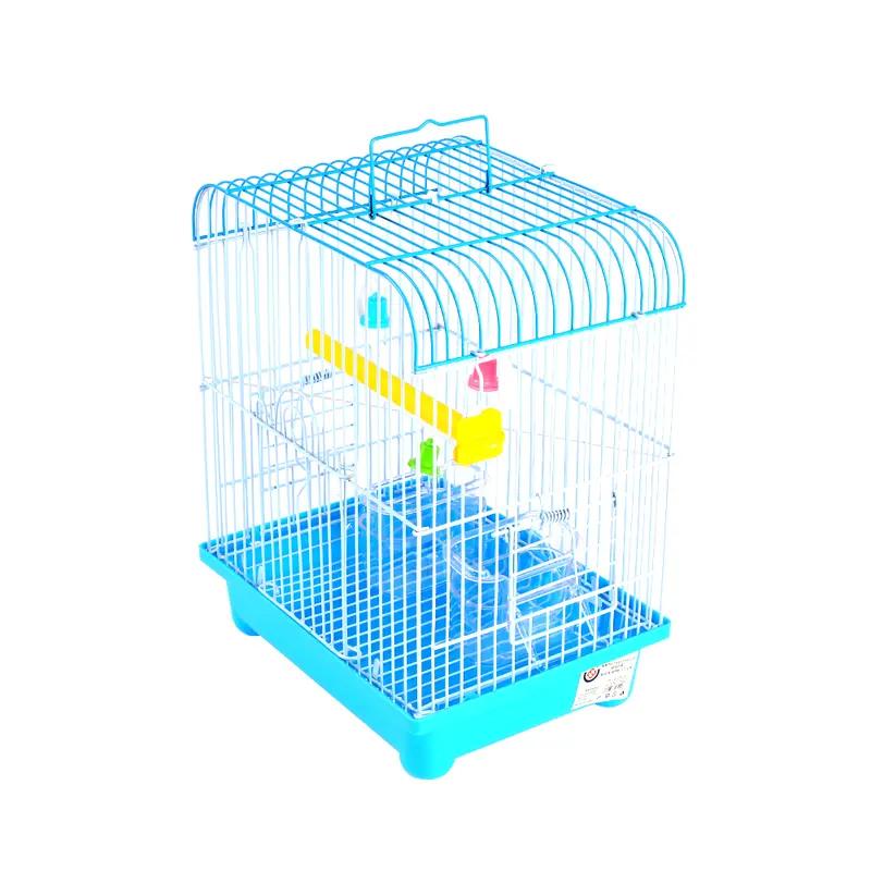 Small Bird Cages 22cm x 27cm x 16cm for Canaries, Budgies, Finches, Metal, Accessories 5