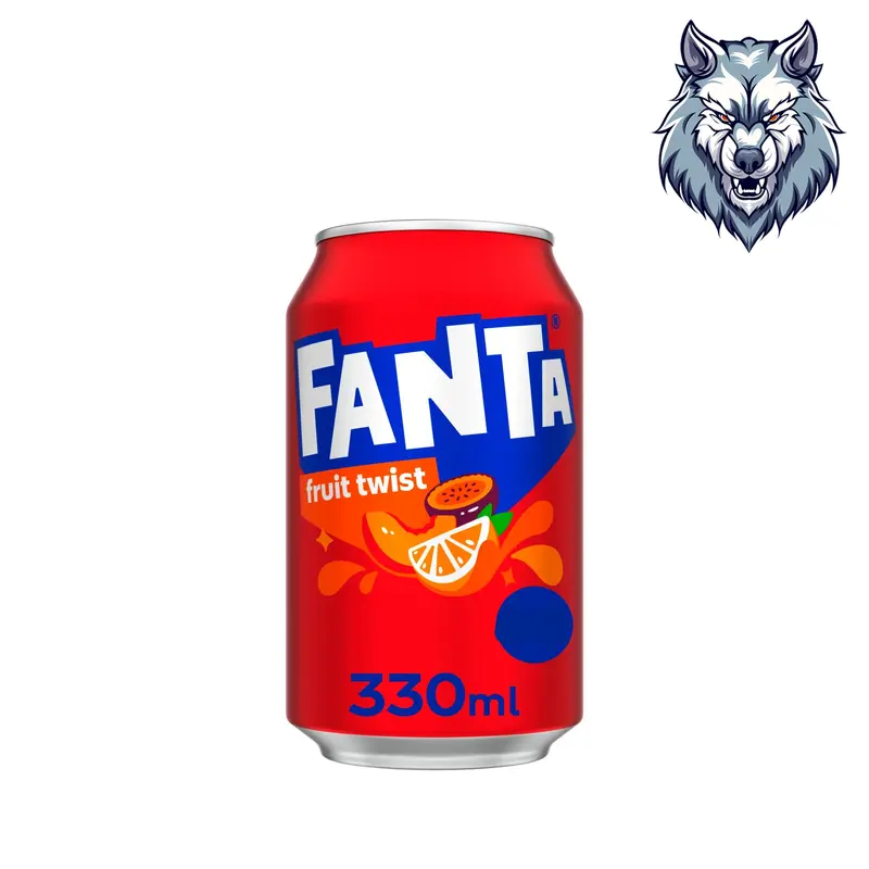 Fanta Fruit Twist Soft Drink Pack of 24 x 330ml 1