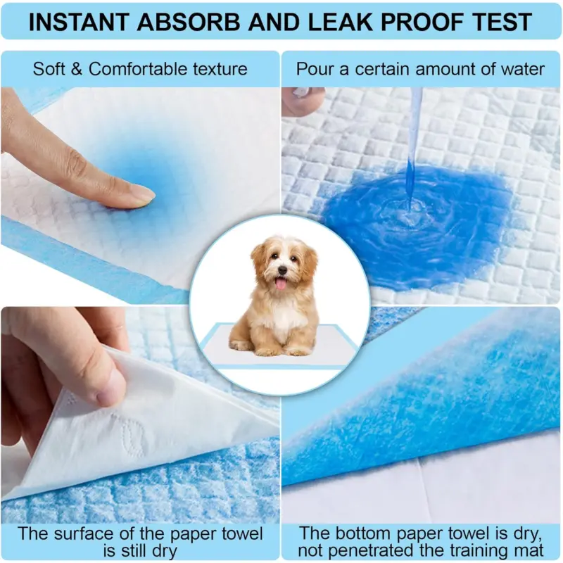 100 Puppy Training Trainer Train Pads Toilet Pee Wee Poo Dog Pet Cat Mats 6