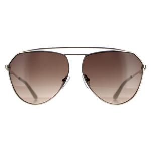 Guess Sunglasses GU7783 32F Silver Brown for Female - Womenswear - Womens Sunglasses - Shades