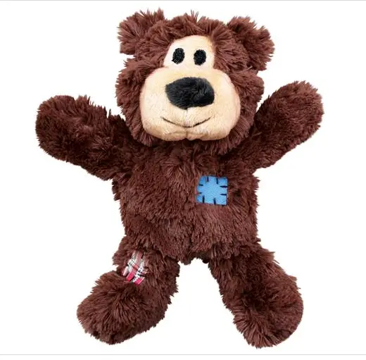 Kong Wild Knots Bears Durable Dog Toys / Cuddly Outside, Durable Strong Inside Knotted Rope Skeleton / Available 3 Colours / 4 Different Sizes 3