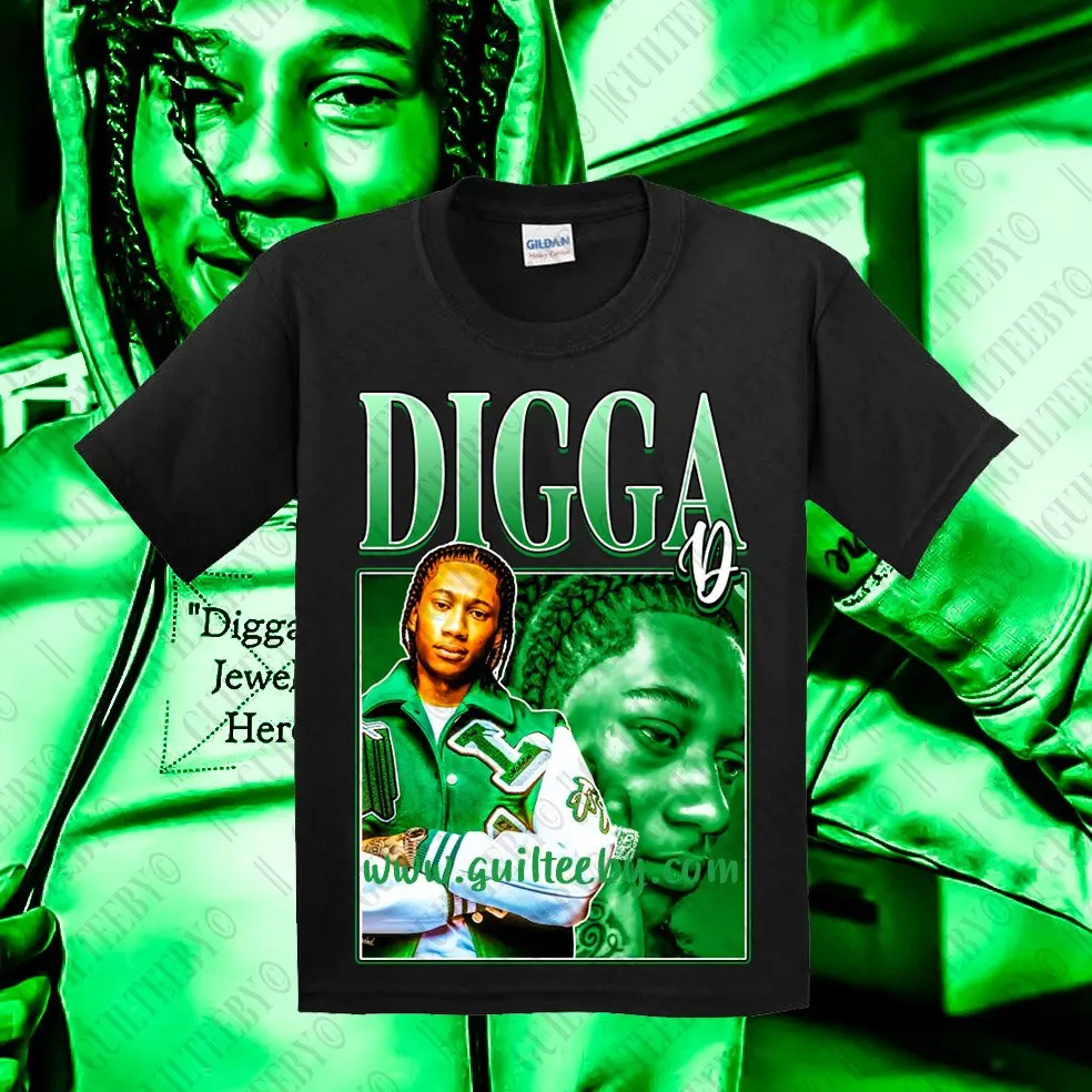 Digga D T-Shirt Hip-Hop Streetwear Unisex Graphic Tee