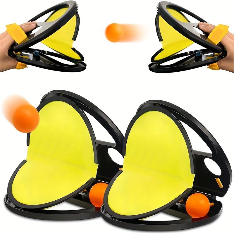Product Introduction of 6pcs/set Toss And Catch Ball Game Set With 2 Paddles & 4 Balls, Suitable For Outdoor Beach Park Yard Games 1