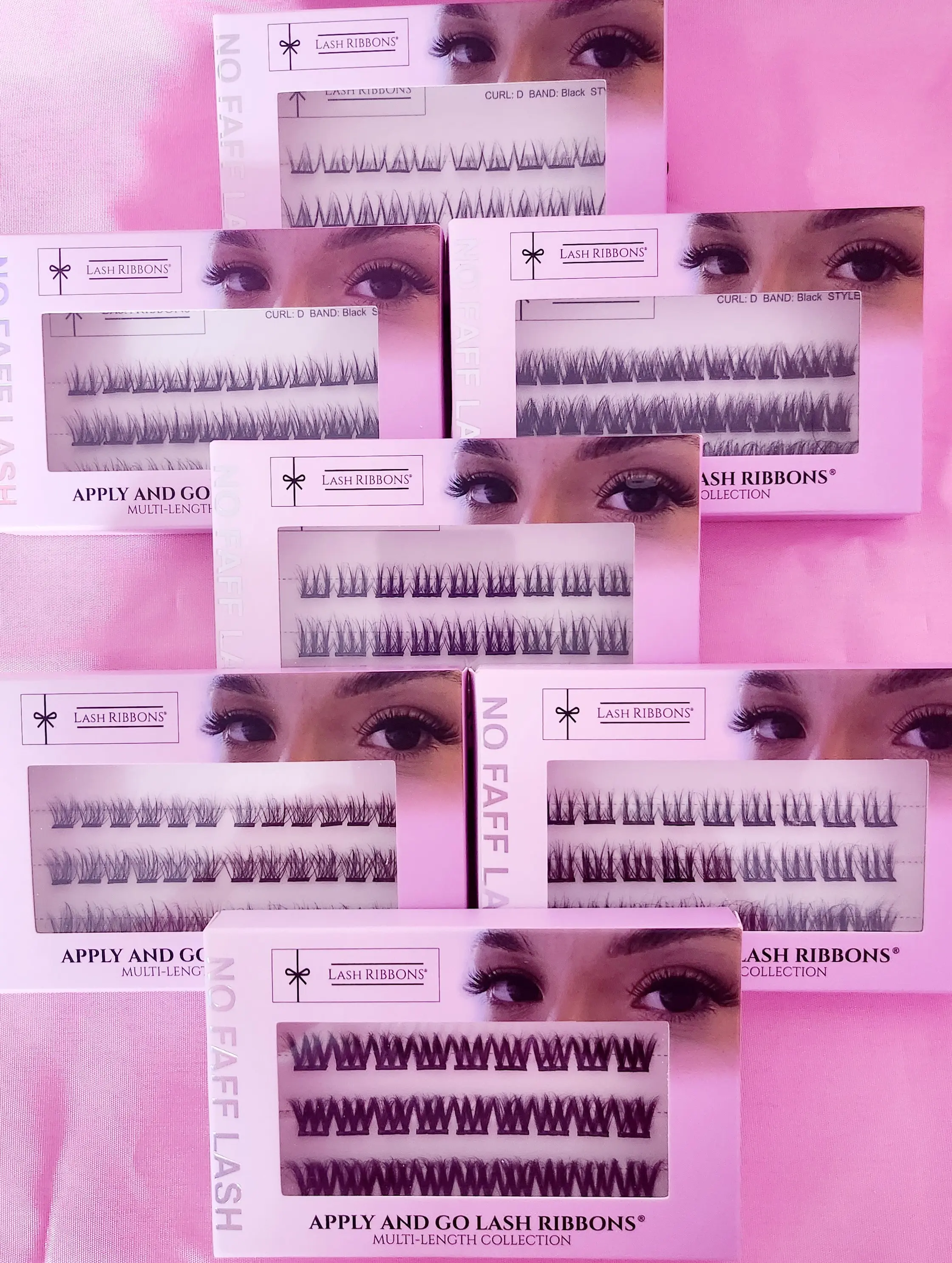 No Faff Lashes - Pre-Glued DIY Lash Extensions - Eyelashes Extensions