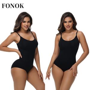 FONOK Solid Color Yoga Bodysuit,Women's Summer One-piece Sling Bodysuit,Indoor Sports Tights,Plus Size Women's