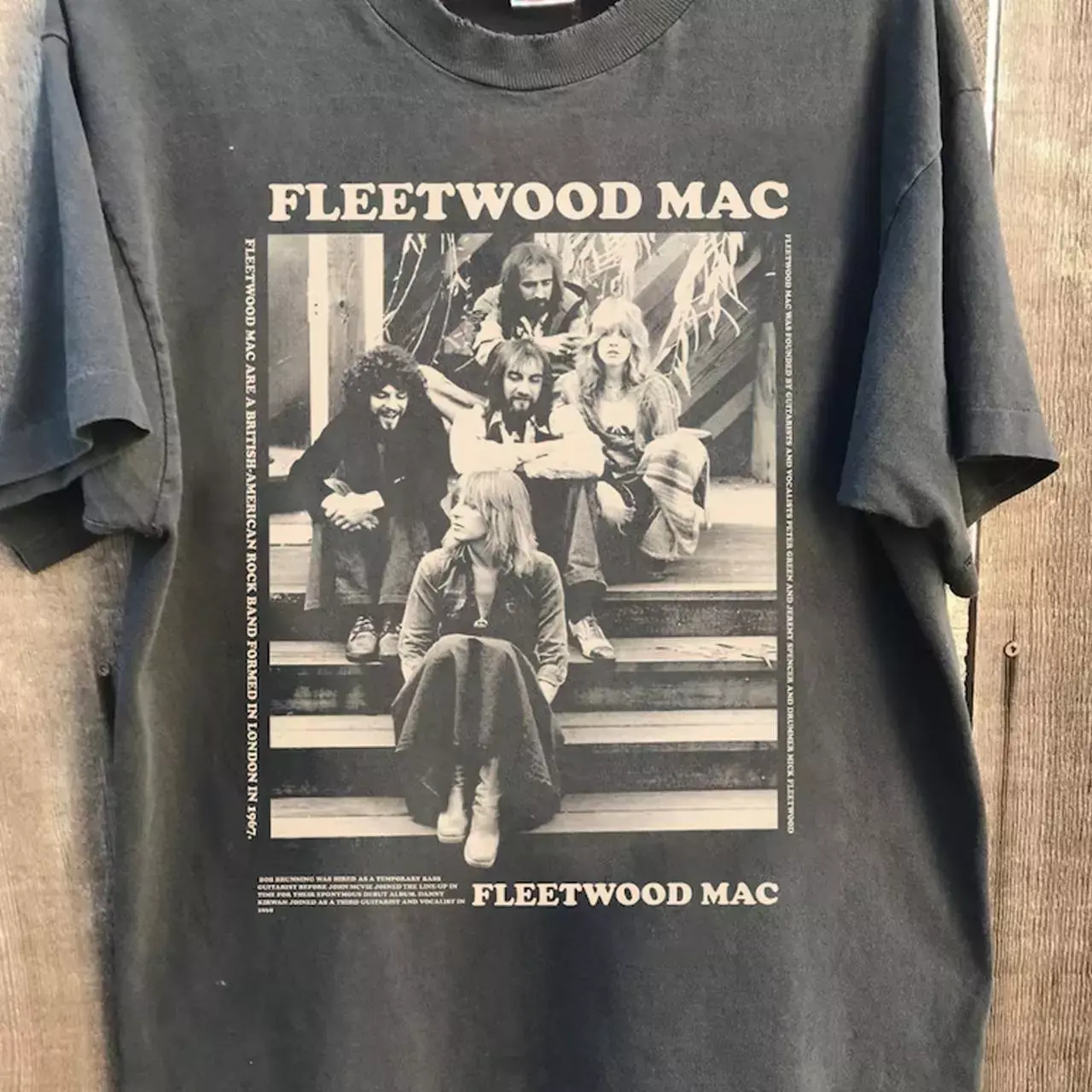 Vintage Fleetwood mac World Tour Short Sleeve Funny T-Shirt Unisex S-5XL, Vintage Band Tee Graphic tee