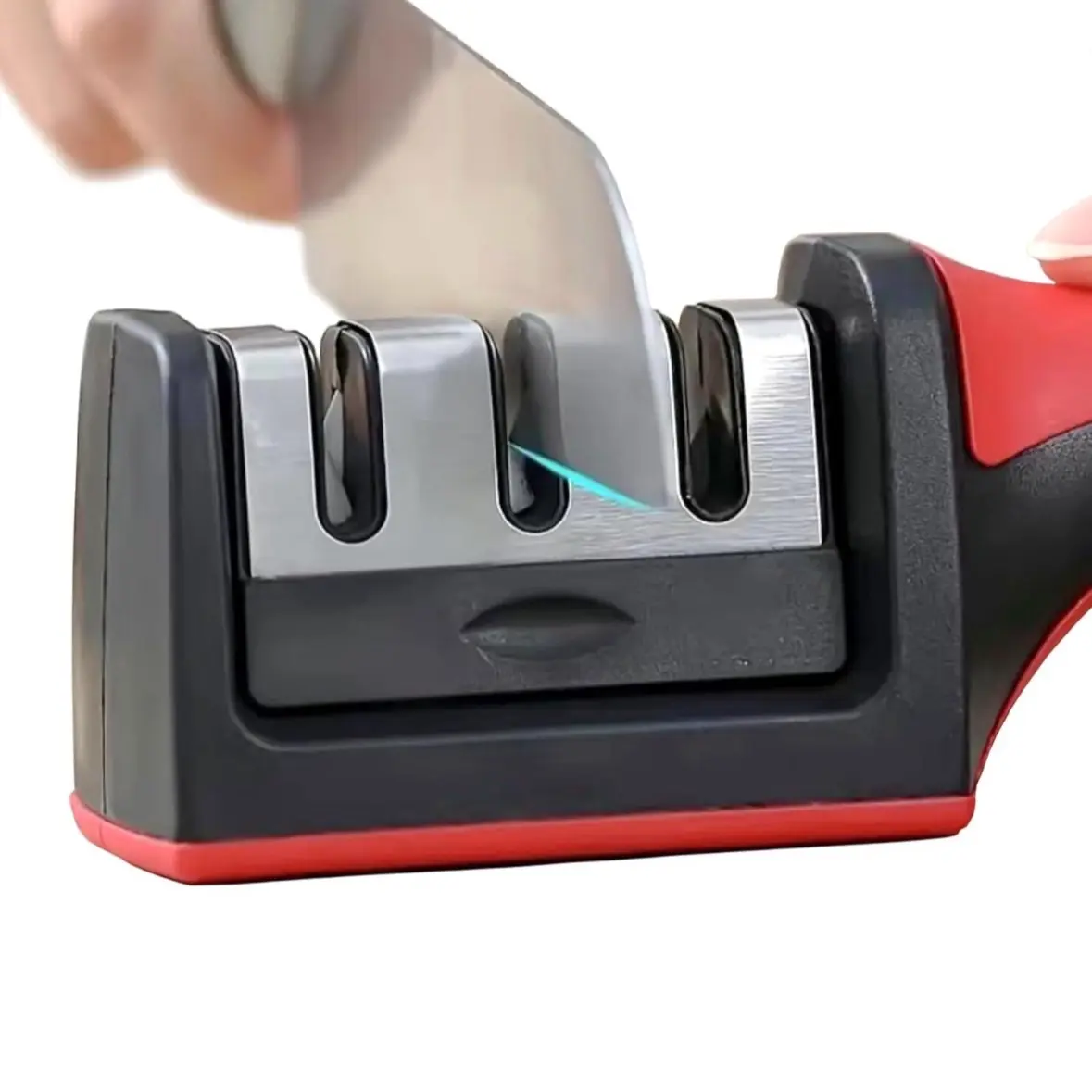 Kitchen Knife Sharpener - Efficient and Easy - Knives 4 stage Sharpening