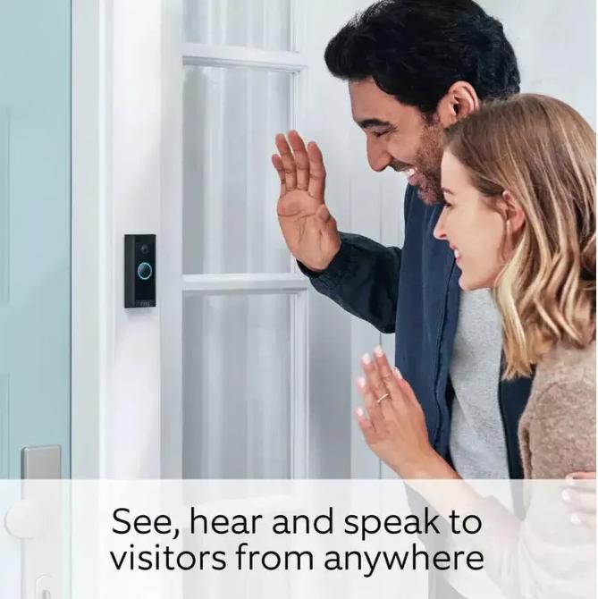 Ring Video Doorbell with Motion Detection, HD Camera, and Two-Way Audio for Enhanced Home Security door  bell 1