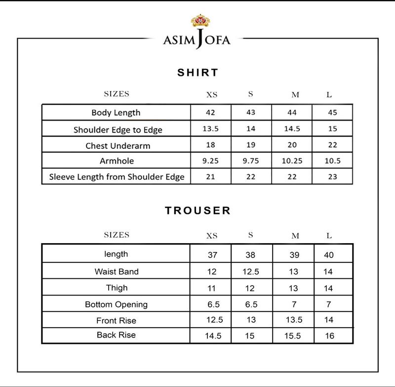 Asim Jofa Original - AJPE 39- Shirt  and Dupatta -Color: Cream Pink- Pakistani Dress Traditional Womenswear Clothing Embroidered Women Comfort Sleeve 4