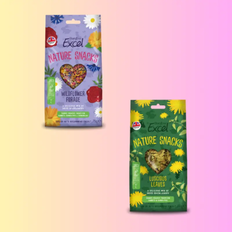 Burgess Excel Nature Snacks Forage Mixes for Small Pets - Botanical Mixes for Rabbits, Guinea Pigs and Chinchillas rabbit treats 0