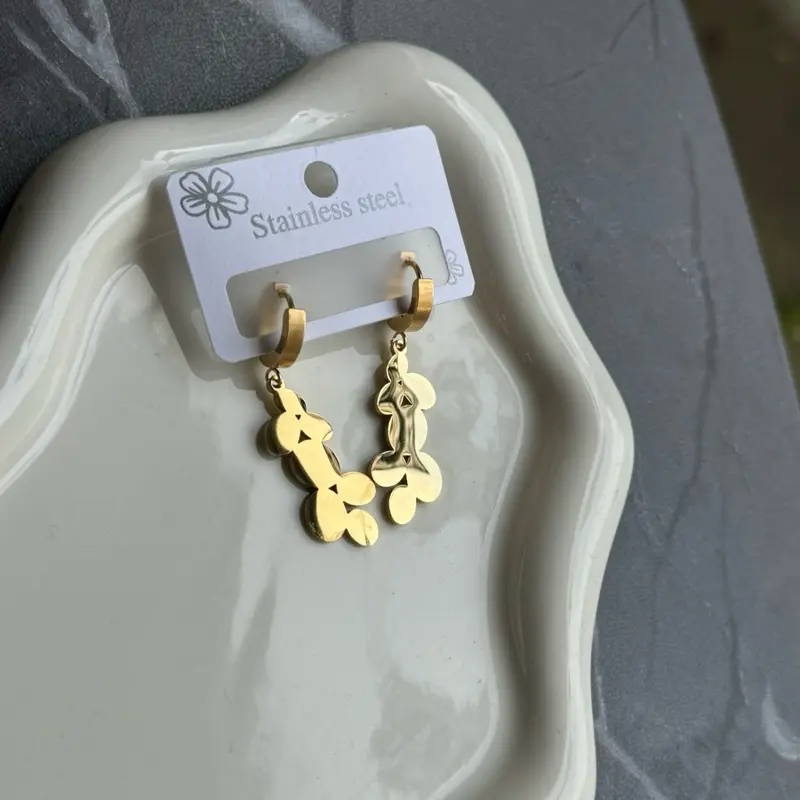 High Quality Elegant Gold Drop Earrings for Women