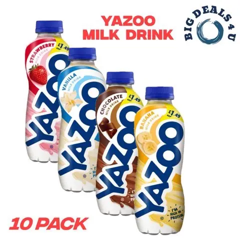 Yazoo Milkshake 10x400ml bulk buy