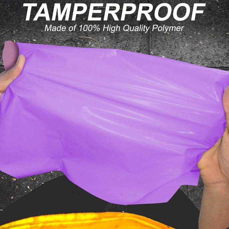 75 Mixed Size Purple Mailing Bags, Self Seal 3 Size Strong Waterproof Poly Plastic Envelopes for Parcels, Packaging, Small, Medium, Large Mail, Shipping Delivery Bags 3