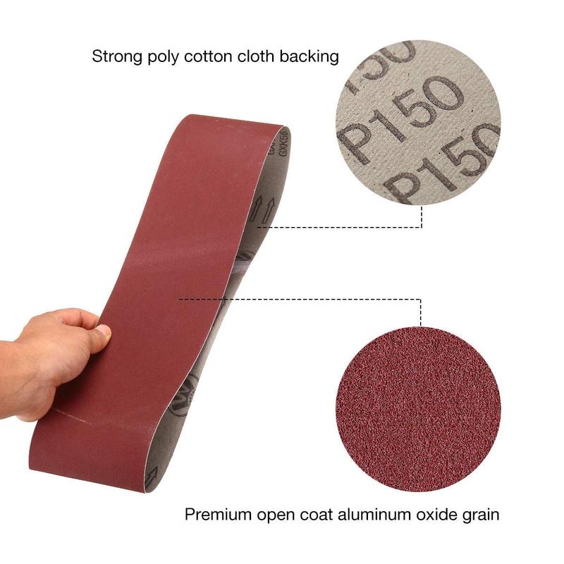 Product Introduction of 10Pack Sanding Belts 915X100mm Mixed Grade 60/80/120/150/240 Bosch Makita Sander 24