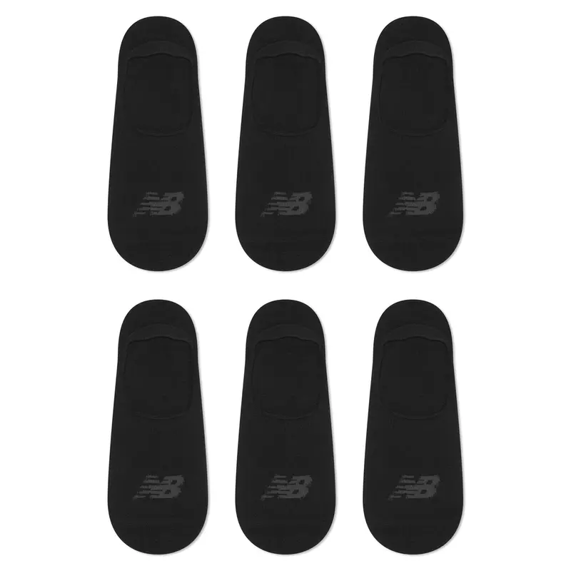 New Balance Mens No Show Liner 6 Pack Socks Trainer 6