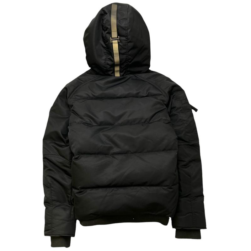 Preowned Canada Goose Women's Everleigh Bomber Down Jacket Black Size M 1